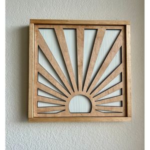 Decoración de Pared de Madera MDF Ecológica Hecha a Mano, Letrero de Arte Interior Único, Arte de Pared de Madera Moderno - Product Image 4