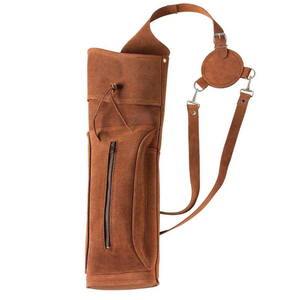 Alfiletero Lateral de Cuero Estilo Vintage, Alfiletero de Cuero para Tiro con Arco de Diseño Personalizado, Alfiletero de Cuero para Entrenamiento de Tiro con Arco al Aire Libre - Product Image 3