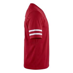 เสื้ออเมริกันฟุตบอลชาย ผ้าโพลีเอสเตอร์น้ำหนักเบา ระบายอากาศได้ดี ชุดกีฬา สีแดง - Product Image 2