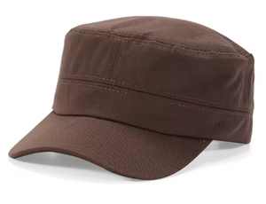 Classic Cadet Patrol Cap Unisex Adjustable Vintage Military Style <b>Flat</b> <b>Hat</b> 3D Embroidery Washed Breathable Waterproof - Product Image 4