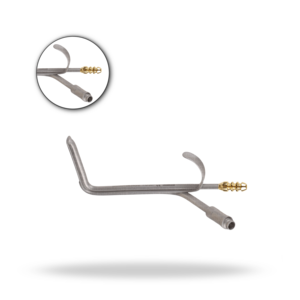 Benetrator Necklift Narrow Retractor Neuro Spine Surgical <b>Instrument</b> with Suction and Fiber Guide - Product Image 1