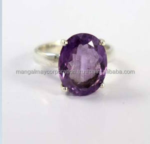 Conjunto de Joyería Personalizada con Anillo y Colgante de Piedras Preciosas Multicolores, Latón con Baño de Rodio, Estilo Vintage para Compromiso, Boda o Fiesta, de 10-20 mm - Product Image 4