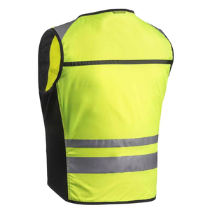 Gilet de sécurité haute visibilité réfléchissant avec grande poche, pour moto et cyclisme, en maille respirante, coton, résistant à l'abrasion, vêtement de travail - Product Image 4
