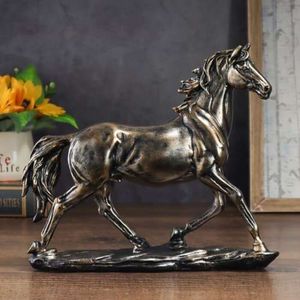 Aluminum Horse Sculpture Decorative Equestrian Accent Crafted to Inspire Elegant Residential Styling with Artistic Character - Product Image 5