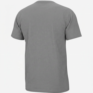 Camiseta Casual de Punto para Hombre, Cuello Redondo, Manga Corta, Color Sólido, Corte Regular - Product Image 5
