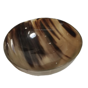 Tazón de Cuerno Natural Pulido Hecho a Mano - Tazón Elegante y Duradero para Ensaladas y Servir, Ecológico, Decoración Premium para Mesa de Comedor, Regalo - Product Image 2