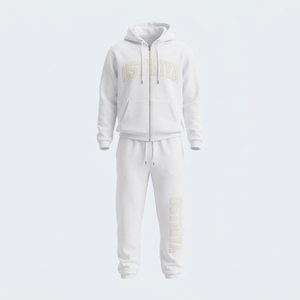 Conjunto Deportivo para Hombre de Alta Calidad, Ligero, Transpirable, de Secado Rápido, Colores Sólidos, Cierre de Cremallera, con Logotipo Personalizado - Product Image 4