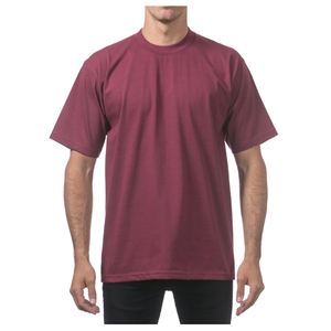 Camiseta para hombre 100% algodón orgánico, diseño liso con logotipo personalizado y tejido de punto de color sólido - Product Image 4