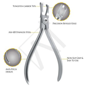 Alicate para Ligaduras Ortodónticas Accuram, Instrumento para Atar Ligaduras Dentales, Herramienta de Colocación de Alambres de Acero Inoxidable, Uso Odontológico, CE - Product Image 4