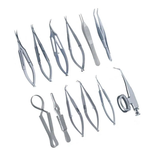 ชุดเครื่องมือผ่าตัดตาต้อกระจกสแตนเลส 32 ชิ้น พร้อมที่จับเข็ม ชุดอุปกรณ์ผ่าตัดจุลศัลยกรรมตา ขายส่ง - Product Image 4