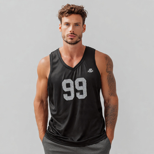Camisetas sin Mangas Personalizadas de Secado Rápido con Diseño Personalizado, Camisetas Deportivas para Hombre, Chaleco de Entrenamiento sin Costuras con Estampado por Transferencia de Calor - Product Image 6