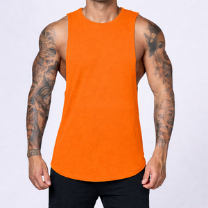 Débardeur de sport pour homme en spandex léger et respirant avec logo personnalisé, séchage rapide, idéal pour la course et la gym - Product Image 5