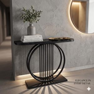 Mesa de Centro Moderna y Duradera con Estructura Metálica para Sala de Estar - M.F. EXPORTACIONES INTERNACIONALES Modelo MF-AB-203 - Product Image 3
