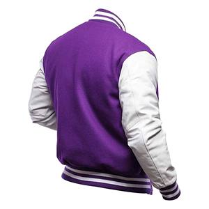2026 Trend Men's High Quality 100% Varsity Baseball <b>Jersey</b> <b>Jacket</b> Winter Front Logo Casual Stand Solid Design - Product Image 3