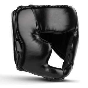 Casque de boxe en cuir PU pour hommes et enfants, protection de la tête pour la boxe, le MMA, le kickboxing et les arts martiaux mixtes - Product Image 5