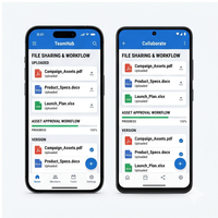 Herramientas de Flujo de Trabajo para la Colaboración en Equipo de RoyalCraft Enterprise, Gestión de Proyectos de Aplicaciones Flutter, Chat y Compartición de Archivos