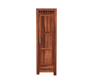 Armario de madera de 1 puerta, estilo moderno, multiusos, hecho de madera maciza, armario para sala de estar, Sheesham Almirah - Product Image 3