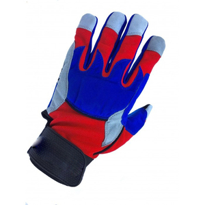 Guantes de Pesca al por Mayor, de Dedo Completo, Material Sintético, Antideslizantes, Rojos, Azules, Grises, Unisex, para Todas las Estaciones, Cierre de Tirón, Transpirables - Product Image 4