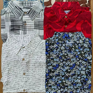 Camisa de Manga Corta para Hombre, 100% Algodón Satinado, Estampado AOP, Diseño Sólido, Transpirable, Sostenible, Casual, Cuello Camisero - Product Image 4