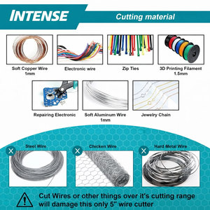 Super Micro Flush Cutter Pliers Precision <b>Wire</b> Cutting Tool Stainless Steel Jewelry Making Pliers for <b>Crafts</b> & Beading - Product Image 5