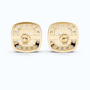 14K Solid Gold Princess Cut Lab Grown Diamond Halo <b>Stud</b> <b>Earrings</b> IGI Certified Luxury Bridal Wedding Party Gift <b>Fine</b> Jewelry - Product Image 3