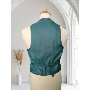 Chaqueta Tradicional Prince Charlie, Chaleco de Lana Turquesa, Abrigo Escocés para Hombre, Venta al Por Mayor - Product Image 4