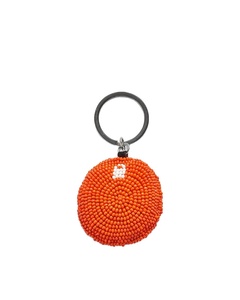 Porte-clés de visage mignon de broderie perlée à la main avec le nouveau design multicolore porte-clés de luxe à la mode à la mode de fantaisie pour le vélo de voiture - Product Image 2