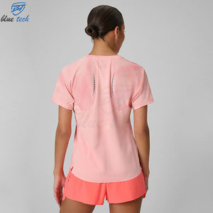 Wholesale Women Plus Size Solid <b>Washed</b> Breathable Elastic Waist Athletic Set Crop Top Fitness Running Shorts Gym Training - Product Image 4