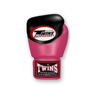 ถุงมือฝึกซ้อมคู่สีชมพูและสีดำแบบกำหนดเองได้ สำหรับคิกบ็อกซิ่ง MMA มวยไทย - Product Image 2