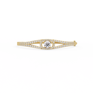 Pulsera Halo de Diamantes Cultivados en Laboratorio, Plata de Ley 925, Oro Rosa, Joyería Fina de Lujo, Hecha a Mano, Personalizada, OEM, Marca Privada - Product Image 3