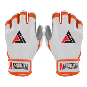 Gants de frappe de baseball personnalisés à manchette courte avec matériaux de qualité supérieure, couleurs et logo personnalisables, pour hommes - Product Image 1