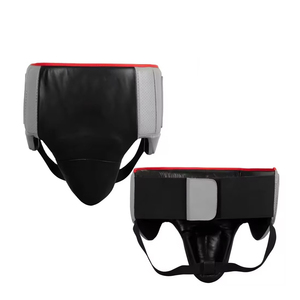 Protège-entrejambe de boxe en PU, écologique, noir, gris, rouge, pour toutes les saisons, équipement d'entraînement - Product Image 3