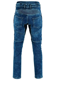 Jean de moto premium en denim protecteur pour homme, avec confort extensible, caractéristiques de sécurité et durabilité longue durée - Product Image 5