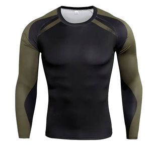 Maillot de surf unisexe anti-UV, vêtement de compression avec protection solaire, écologique, 100 % polyester, séchage rapide, imprimé. - Product Image 1