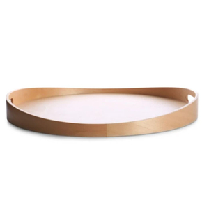 Handcrafted <b>Rustic</b> Solid Wood Serving Tray with Natural Bark Edge Premium Live Edge Wooden Platter <b>Set</b> For Home Decor Coffee - Product Image 5