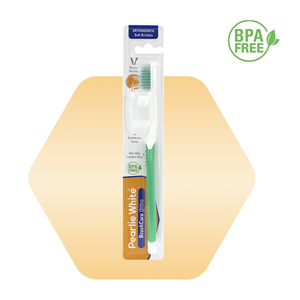 Brosse à dents orthodontique professionnelle Pearl White BrushCare (bleue) - Product Image 2