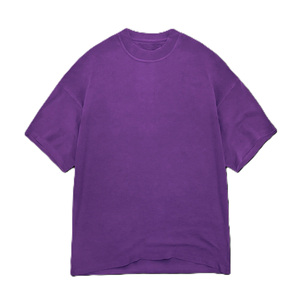 เสื้อยืดผู้ชายคอตตอน 100% หนัก 230 กรัม สไตล์วินเทจ ล้างสีแบบแอซิด ทรงโอเวอร์ไซส์ แขนสั้น พิมพ์ลายตามสั่ง ขายส่ง - Product Image 1