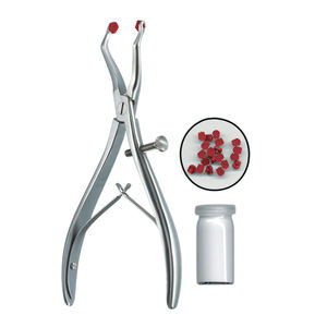 Pince manuelle d'écartement de couronnes dentaires, forceps d'extraction orthodontique en acier inoxydable à finition mate, pince à bec pour retirer les couronnes dentaires - Product Image 1