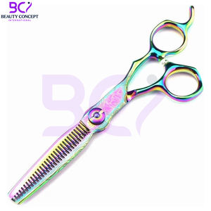 กรรไกรตัดผมแบบคลาสสิค รุ่นใหม่ ขนาด 7 นิ้ว สีรุ้ง ทนทาน คุณภาพสูง สำหรับมืออาชีพ ใช้งานได้ยาวนาน - Product Image 3