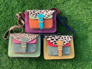 กระเป๋าสะพายไหล่หนังขนสัตว์พิมพ์ลายสัตว์สไตล์ตะวันตกใหม่คุณภาพสูงแฟชั่นหนังขนสัตว์หนังแท้คุณภาพสูงสายสะพายข้าง - Product Image 3