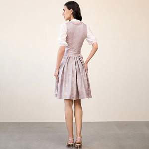 Ropa Vintage de Moda, Vestido Tradicional Bávaro para el Oktoberfest, Ropa Europea, Vestido Plisado Tradicional Alemán - Product Image 2