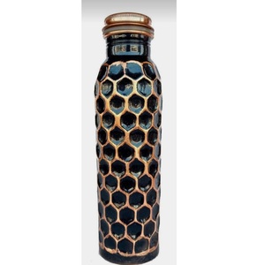 Excellent Quality Natural Pure Copper Eco-Friendly Portable <b>Large</b> Capacity <b>Water</b> <b>Bottle</b> Detox Health Benefits Daily Hydration - Product Image 3