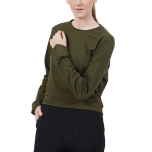 เสื้อสเวตเชิ้ตถักคอวีทรงลำลองแบบยูนิเซ็กซ์ สีสันตัดกัน ทรงปกติ - Product Image 4