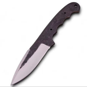 Couteaux utilitaires EDC à lame fixe en acier 1095, fabrication artisanale de qualité industrielle, pointe tombante, lames vierges personnalisables - Product Image 1