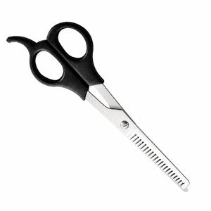 Ciseaux à cheveux professionnels en acier inoxydable avec manche en plastique pour toilettage des animaux - Product Image 5