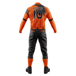 Ensemble d'uniformes de baseball de haute qualité pour athlètes, comprenant un maillot et un pantalon légers et respirants, personnalisables par le fabricant pour les équipes. - Product Image 3