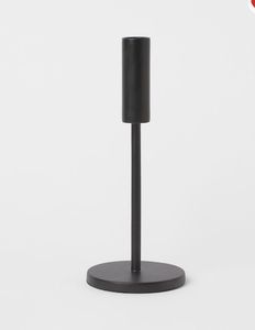 Traditional design <b>Black</b> Round <b>Candlestick</b> <b>Holder</b> for Home Decoration - Product Image 3