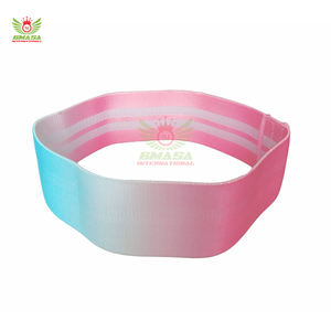 Set de Bandas de Resistencia para Entrenamiento de Cadera para Mujeres, Bandas Elásticas Anchas Antideslizantes para Ejercicios de Glúteos, de Poliéster Resistente - Product Image 4