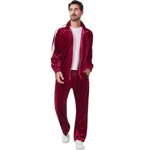 ชุดเซ็ตฮู้ดดี้ขอบดิบย้อมสีแบบแอซิดวอชพร้อมกางเกงวอร์มขาบานสำหรับผู้ชาย - ชุดลำลองผ้าฝ้ายออร์แกนิค 100% สีพื้นสำหรับฤดูหนาว - Product Image 3