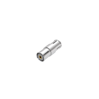 Connecteur RF Femelle vers RCA Femelle, Câble Coaxial, Adaptateur Phono, Coupleur d'Extension Coaxial Droit, Prise Radiofréquence Plaquée Or